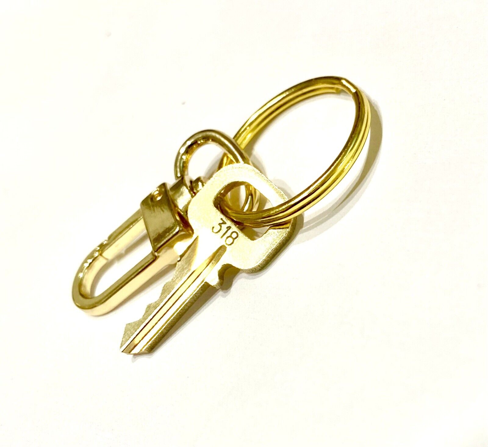 Louis Vuitton Key 328 Brass Goldtone Polished 1 Key