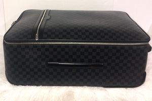 Louis Vuitton Business Pegase 65 Graphite Suitcase Luggage Bag + Garment Bag