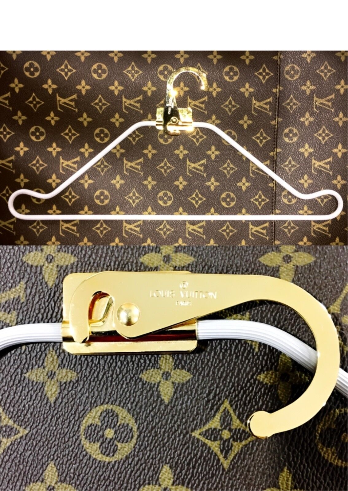 Louis Vuitton Brown Nylon Garment Bag with Hanger ref.298930 - Joli Closet