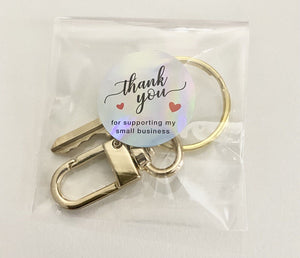 Louis Vuitton Key 338 Brass Goldtone w/ Swivel Ring Clasp - 1 Key # 338