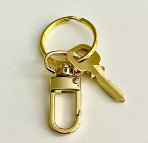 Louis Vuitton Key 344 Brass Goldtone Only works w/ Genuine LV Lock 344