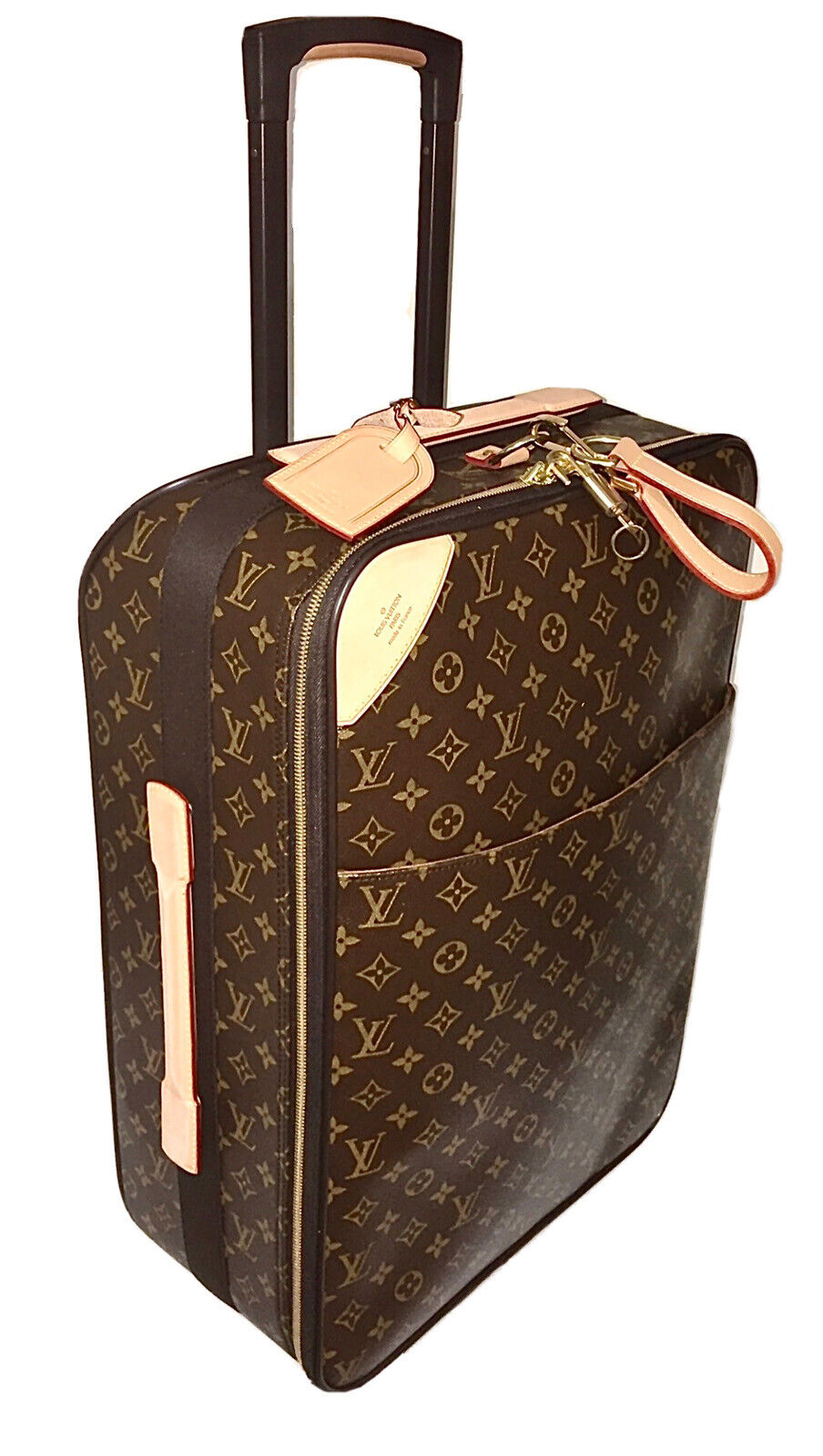 LOUIS VUITTON Pegase Legere 55 Business Graphite Carryon w/ Garment Bag +  Cover