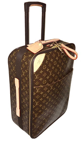 Louis Vuitton Pegase Carry Suitcase Bag Classic Logo w/ Garment Bag AUTHENTIC🎊