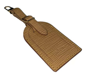 Louis Vuitton Beige Luggage Tag Epi Leather AUTHENTIC Large - LN Only one!