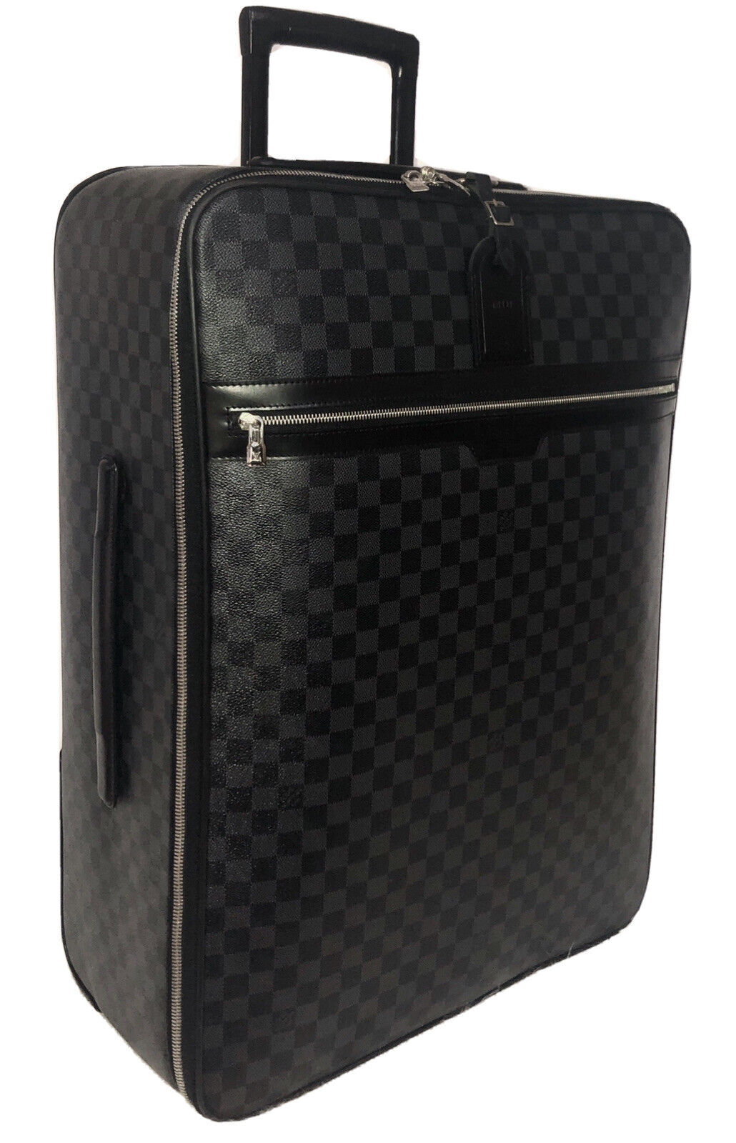 Louis Vuitton Graphite Business Pegase 65 Suitcase Bag w/ Luggage Tag Unisex💥