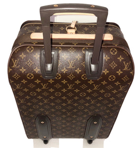 Louis Vuitton Pegase Monogram Suitcase Bag w/Dustbag & Garment Bag