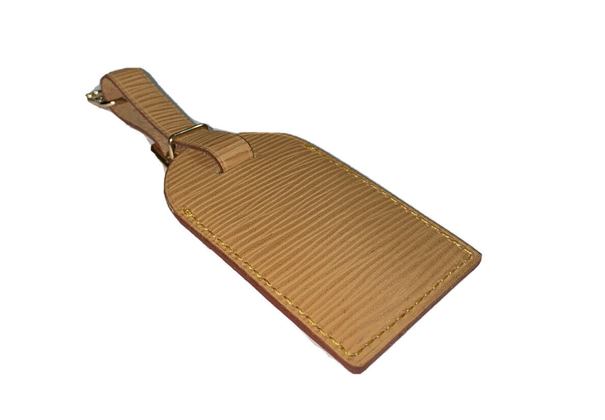 Louis Vuitton Beige Luggage Tag Epi Leather AUTHENTIC Large - LN Only one!