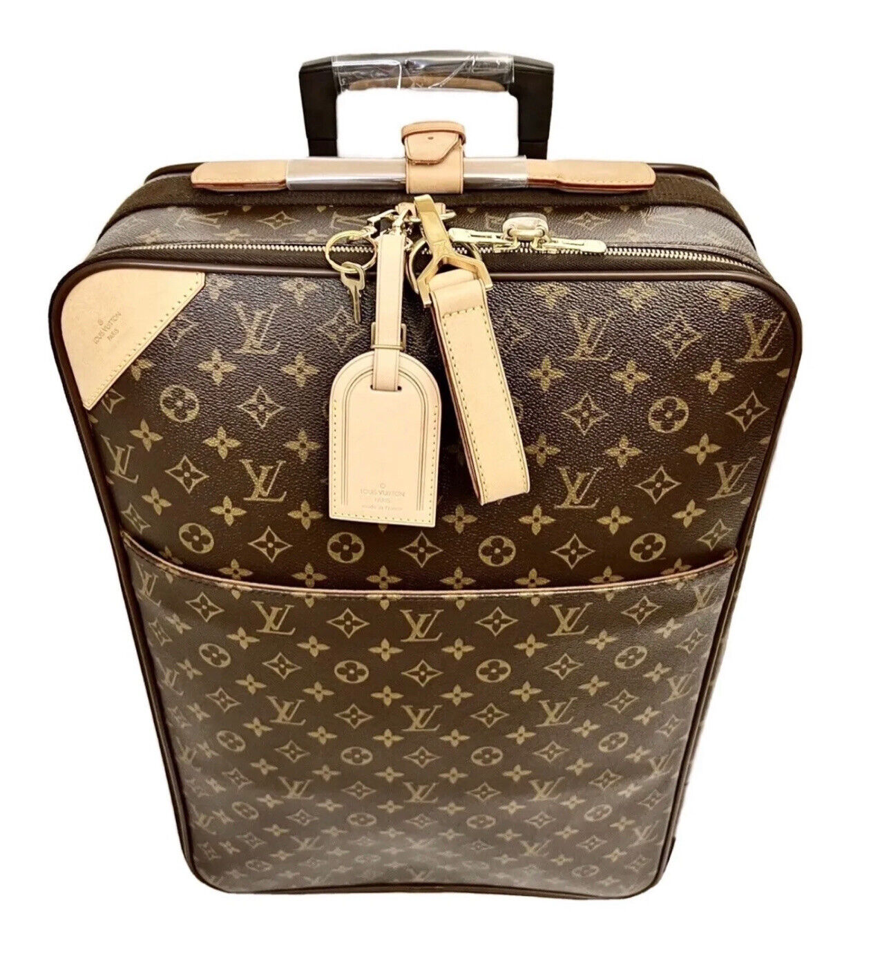 Louis Vuitton Monogram Pegase Carry-on Suitcase Bag w/ Lock 🔐