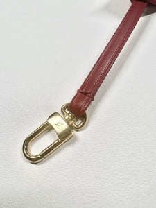 Louis Vuitton Gold Red Clochette Tag Key Holder Bell w/ K Initial Pristine