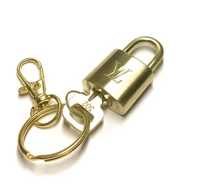 Louis Vuitton Lock w/ Key 300-320 Brass Gold tone for - 1 Set Authentic