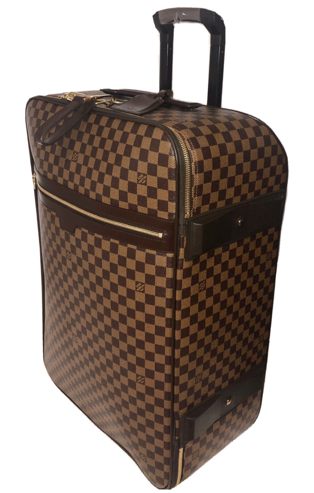 Louis Vuitton Pegase 65 Suitcase Bag Damier Ebene Checker