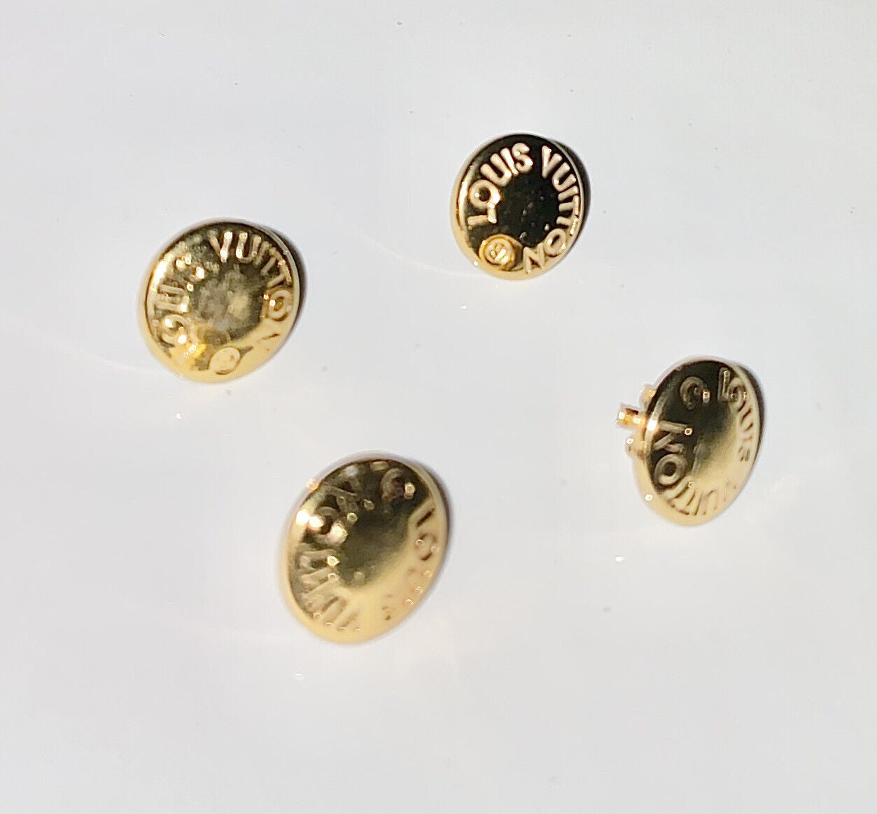 4 Pc GENUINE Louis Vuitton  Studs for Parts Only -Read Description