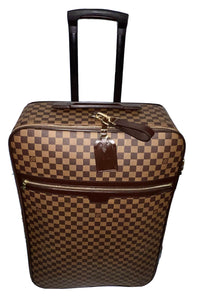 Louis Vuitton Damier Ebene Pegase 65 Suitcase Bag w/ Hanger Garment Unisex 🇫🇷
