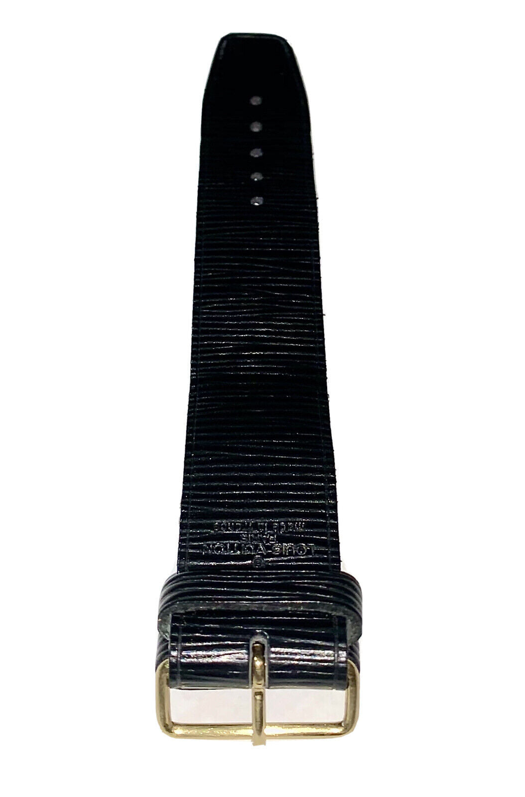Louis Vuitton EPI Leather Strap BLACK Poignet - ONE PIECE ONLY- France