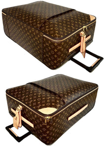 Louis Vuitton Pegase 65 Suitcase w/ Cover Case Bag Classic Luggage 💝