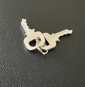 Rare Louis Vuitton Key 612 Silver- 1 Set AUTHENTIC