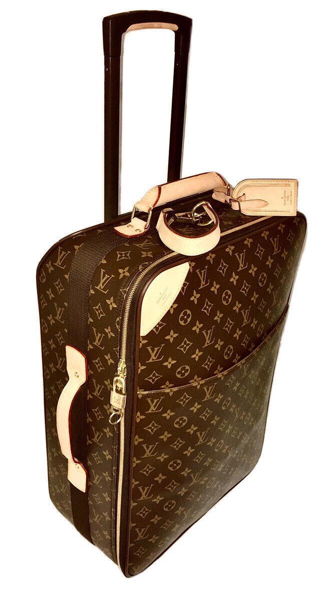 Louis Vuitton Pegase 55 Timeless Suitcase Bag w/ Garment Bag AUTHENTIC 🇫🇷