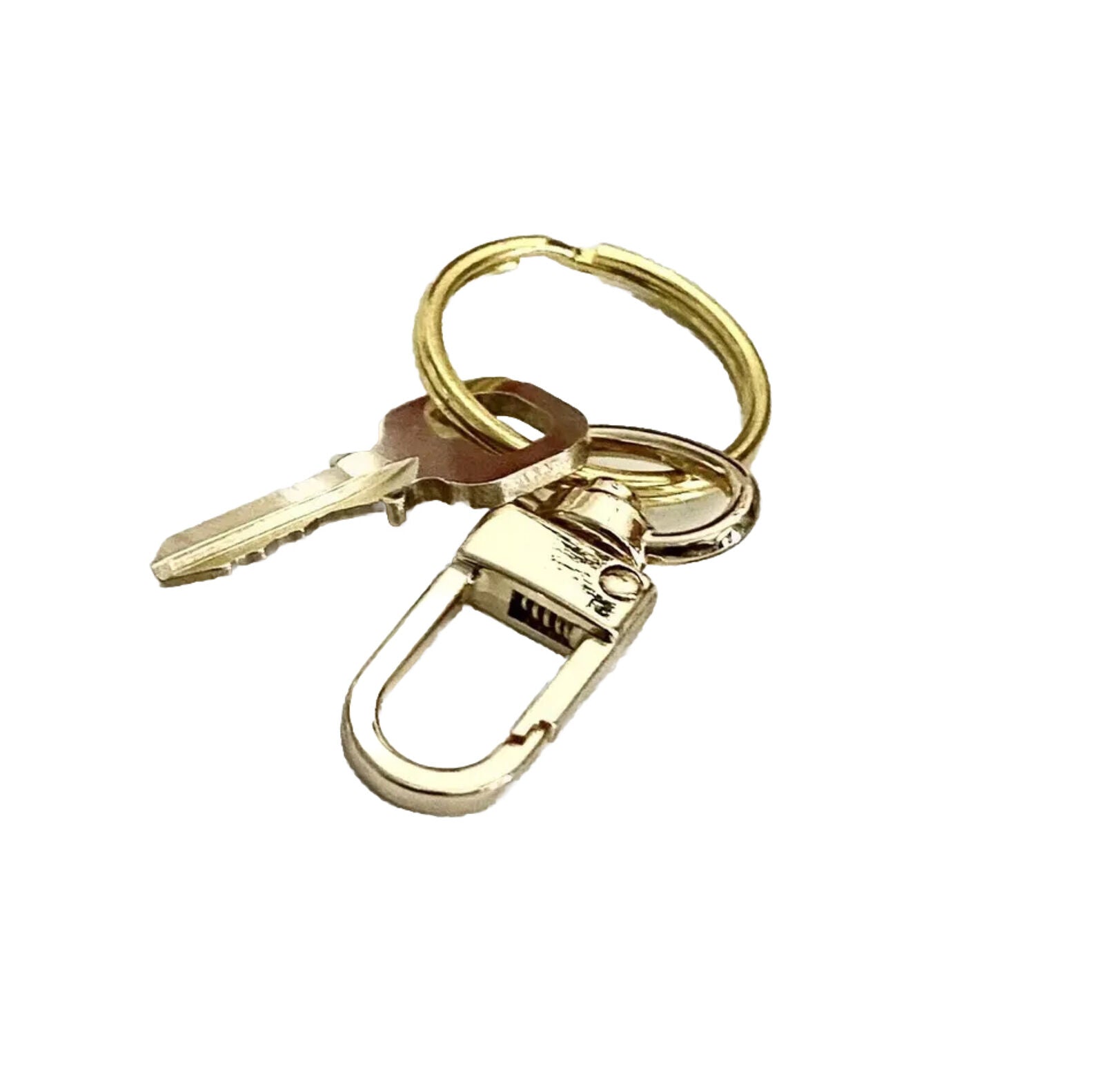 1 Pc Louis Vuitton Key 305 Brass Goldtone w/ Generic Swivel Clasp GENUINE!