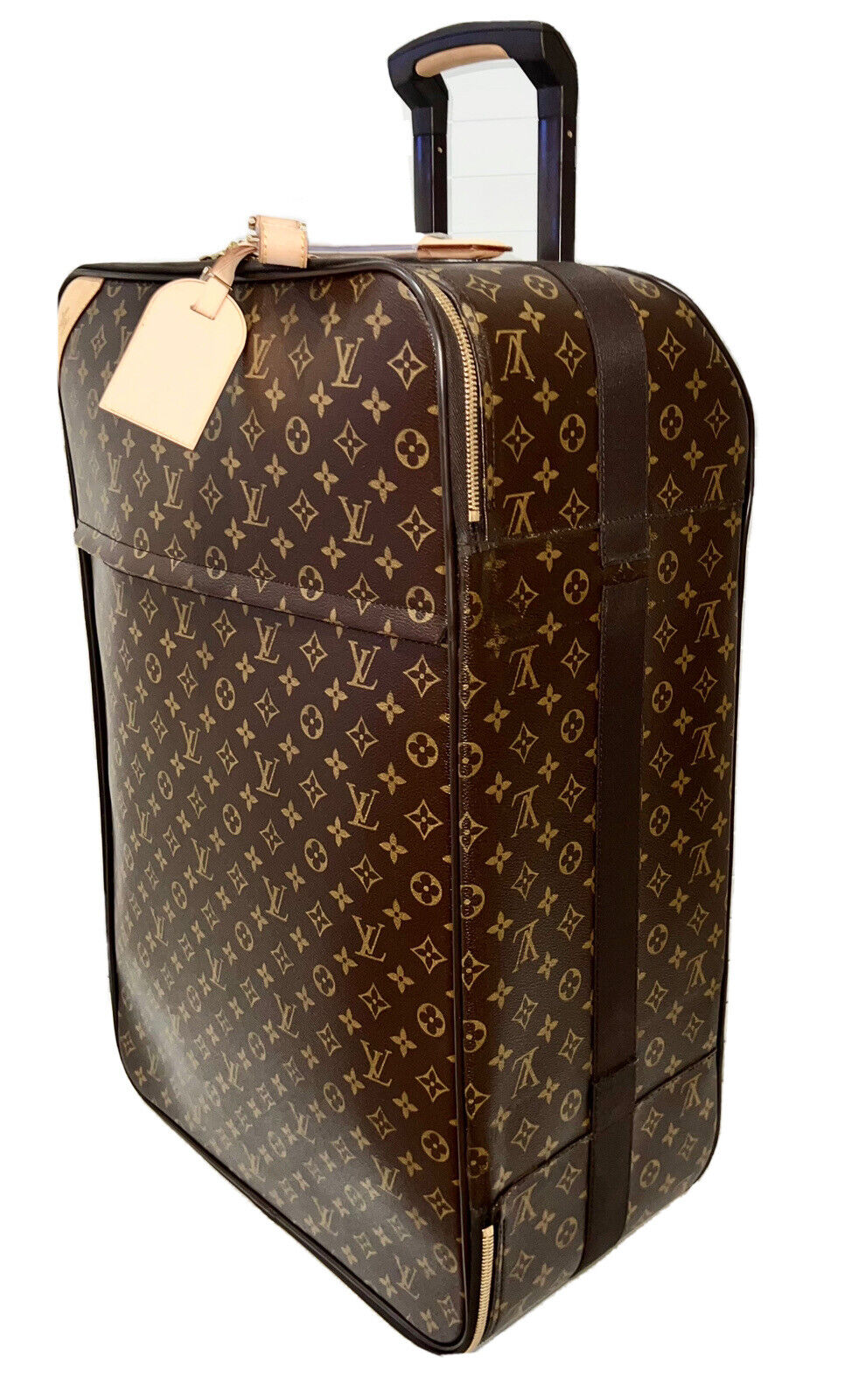 Louis Vuitton Pegase 26” Timeless Suitcase Bag w/ Tag Strap Lock XL Luggage 🩵