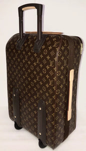 Louis Vuitton Pegase Carry Suitcase Bag Classic Logo w/ Garment Bag AUTHENTIC🎊