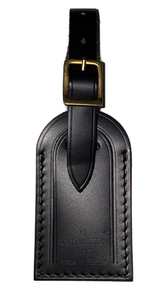 Louis Vuitton Luggage Tag w/ NM Club Black Calfskin - SMALL