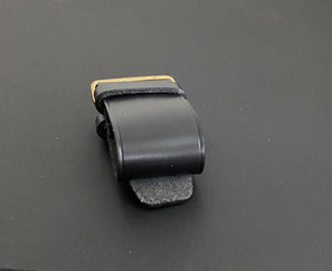 Louis Vuitton Black Leather Strap w/ Goldtone Metal Poignet UEC 🇫🇷