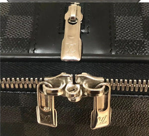 Louis Vuitton Business Pegase 65 Graphite Suitcase Luggage Bag + Garment Bag