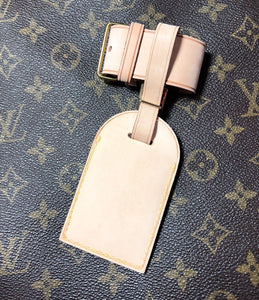Louis Vuitton Name Tag w/ Lock & Key Large - 1 Set