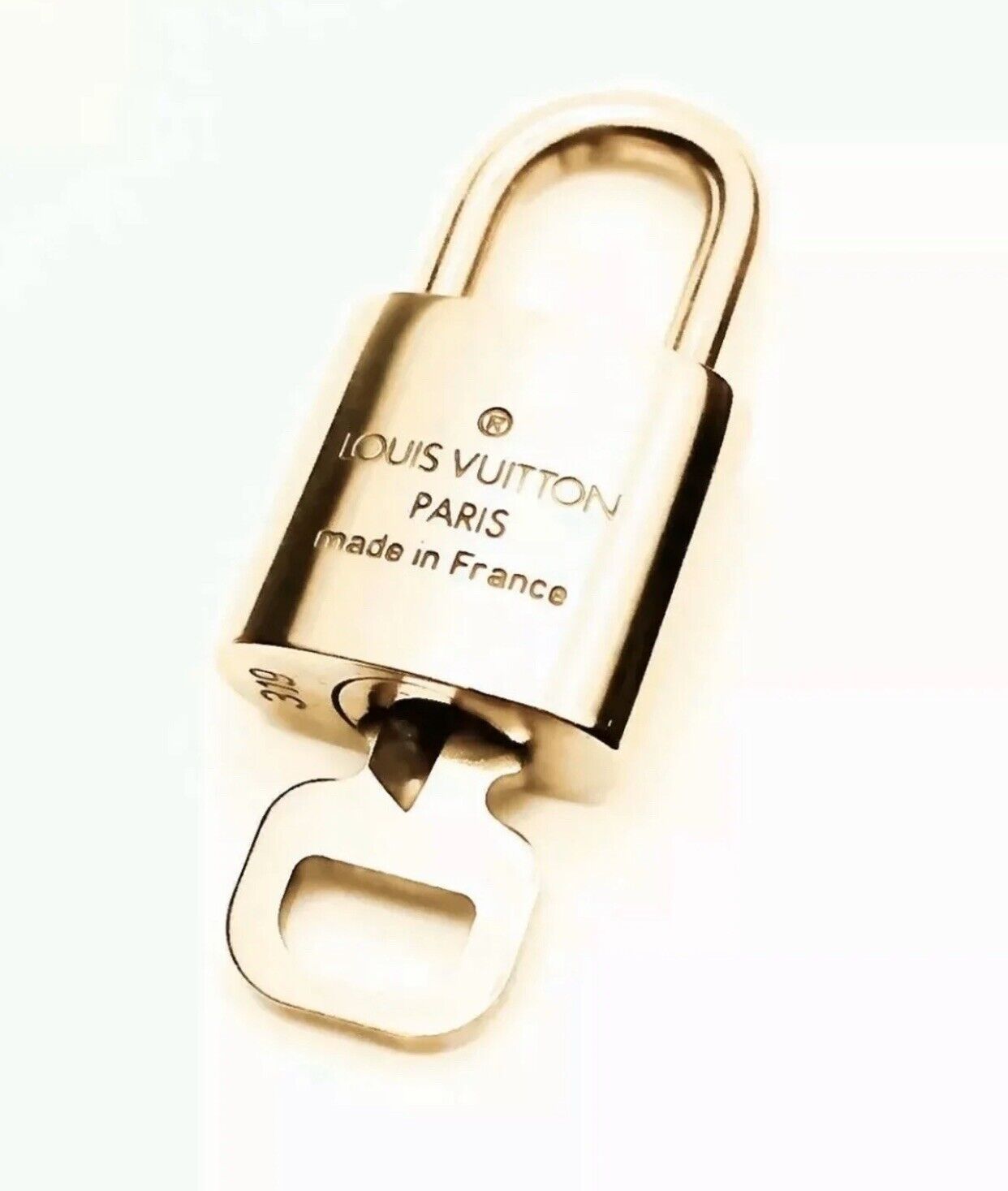 Louis Vuitton PadLock & Key Any # Brass Gold Charm Lock For LV Bag 💯% AUTHENTIC