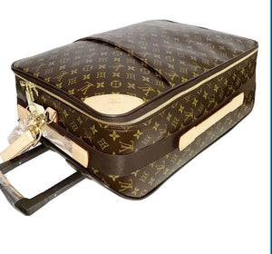 Louis Vuitton Pegase Carry-on Suitcase Bag Authentic w/ Lock Rare Made n USA!🩵