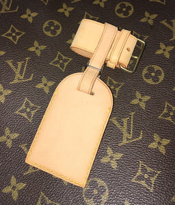 Louis Vuitton Name Tag w/ Lock & Key Large - 1 Set