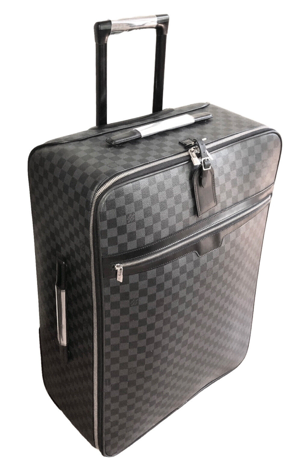 Louis Vuitton Business Pegase 65 Graphite Suitcase Luggage Bag + Garment Bag