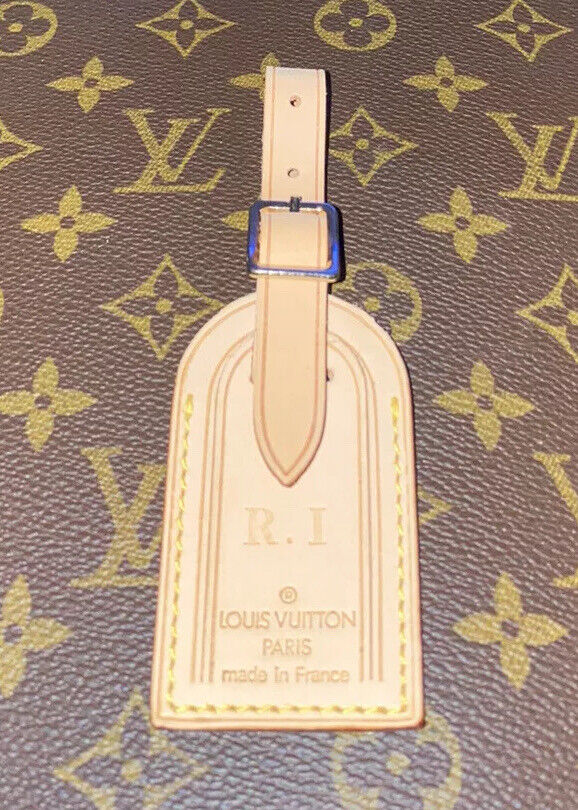 Louis Vuitton Name Tag w/ RI Initials -SMALL