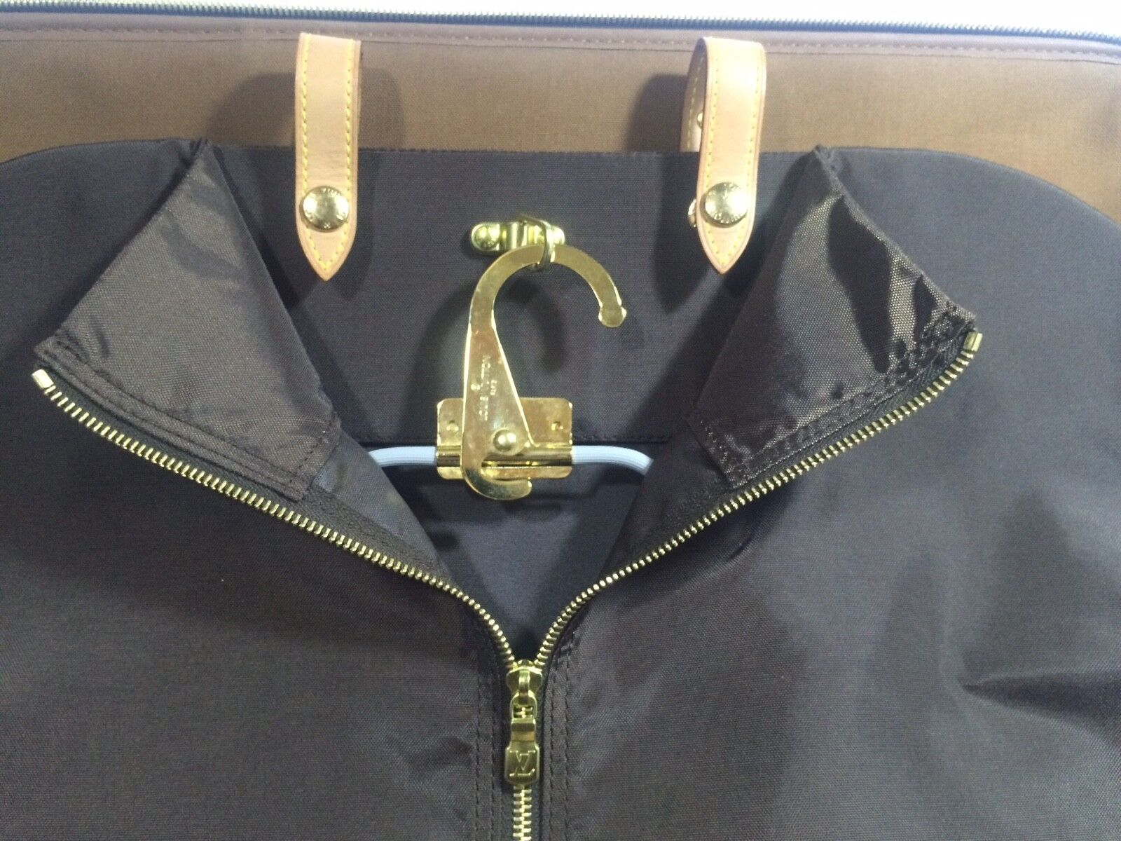 Louis Vuitton Monogram Garment Carrier 2 Hangers and Strap 233160 Brown  Weekend/Travel Bag, Louis Vuitton