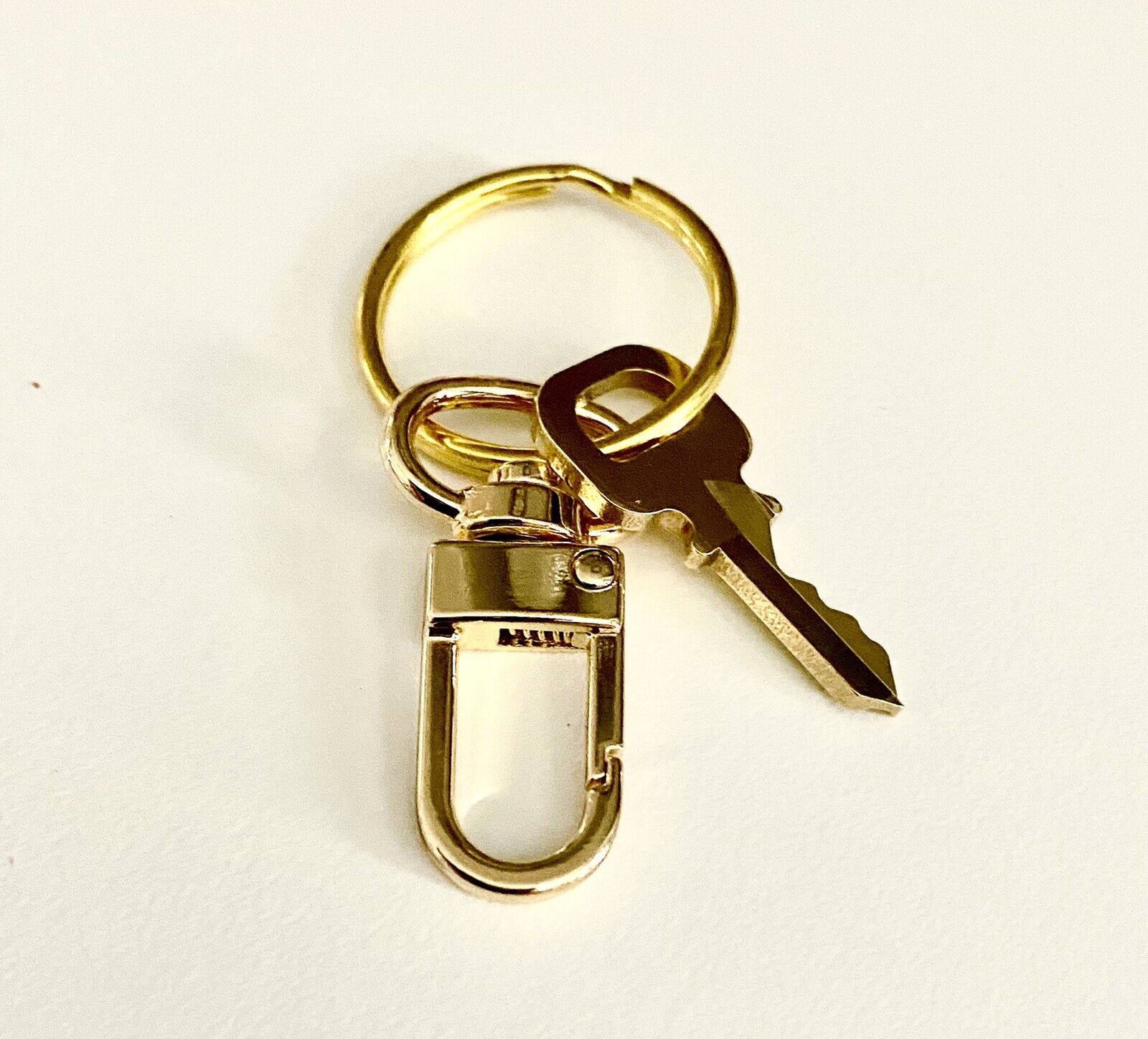 Louis Vuitton Key # 315 Brass Goldtone w/ Swivel Clasp For Genuine LV Lock Only