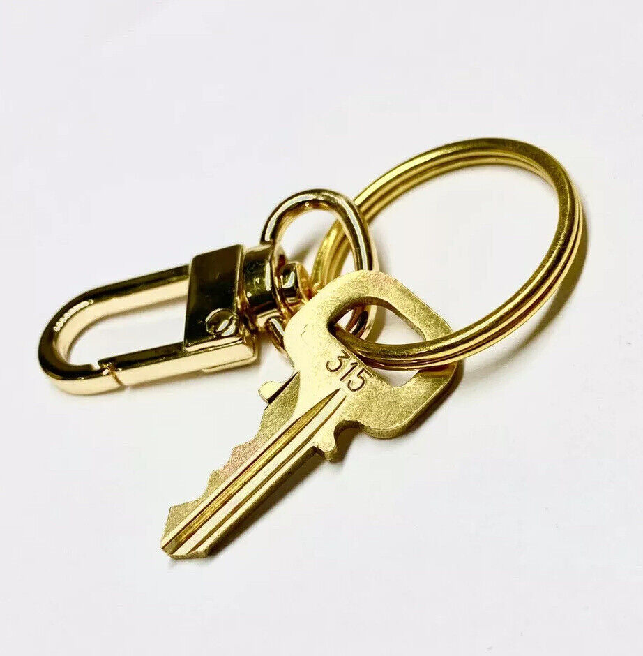 Louis Vuitton Key # 315 Brass Goldtone w/ Swivel Clasp For Genuine LV Lock Only