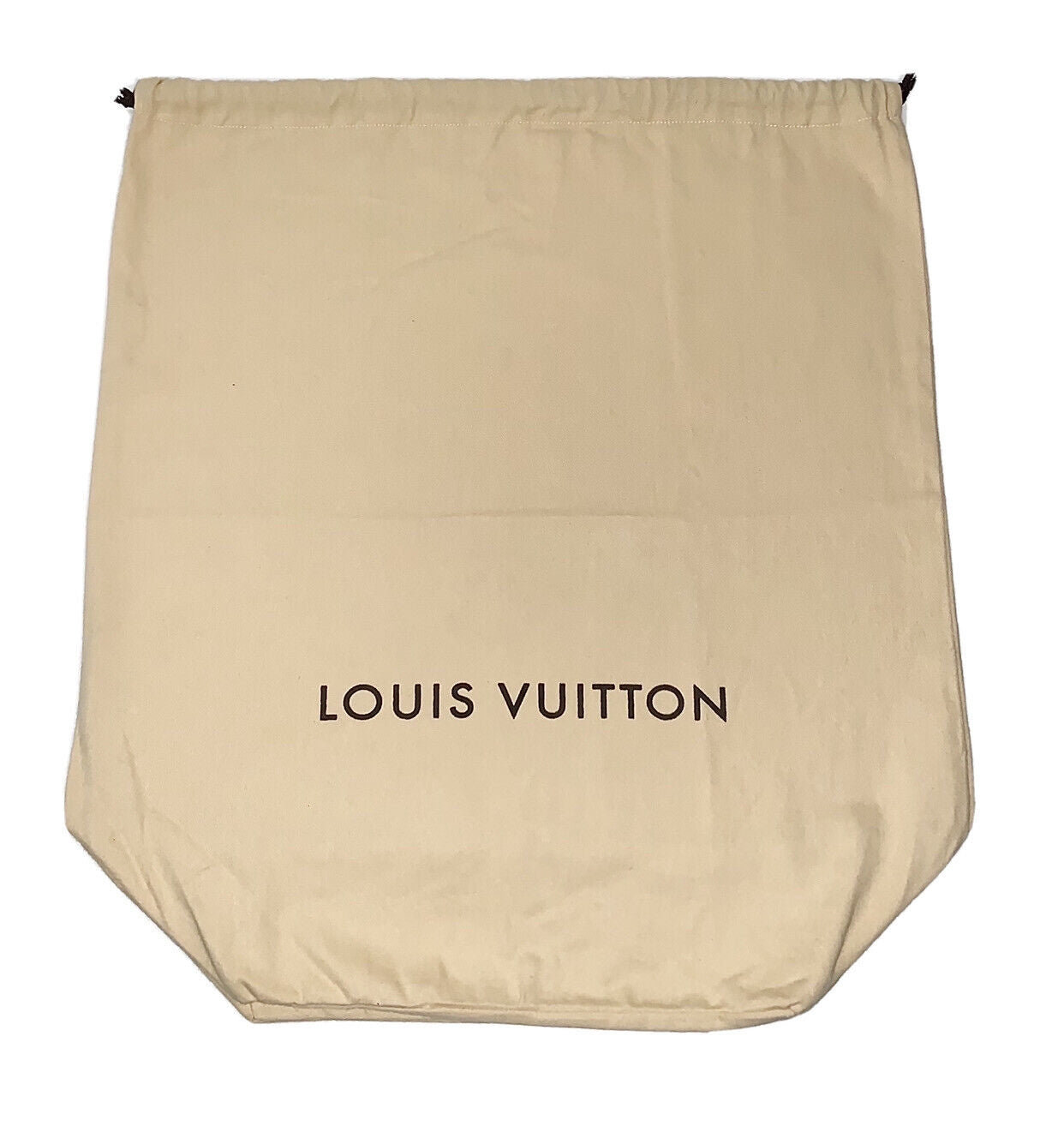 Louis Vuitton Dust Bag Brown Authentic Drawstring Small Spot See Photo 17.5  X 20