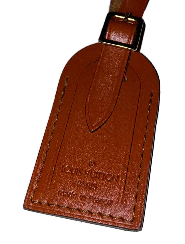 Louis Vuitton Luggage Tag - Terra Cotta Calfskin Leather Small UEC 🍁