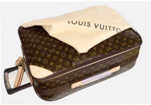 Louis Vuitton Pegase Carry-on Suitcase Bag Authentic w/ Lock Rare Made n USA!🩵