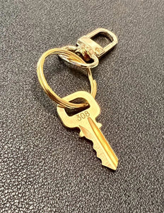 Louis Vuitton Key #308 Goldtone Polished Brass 100% Genuine