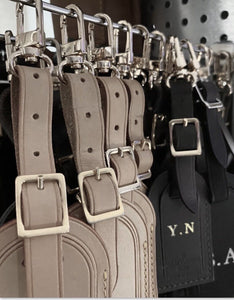 Authentic Louis Vuitton Luggage Bag Tag w/ Strap- “Restored” One Set Large 🇫🇷