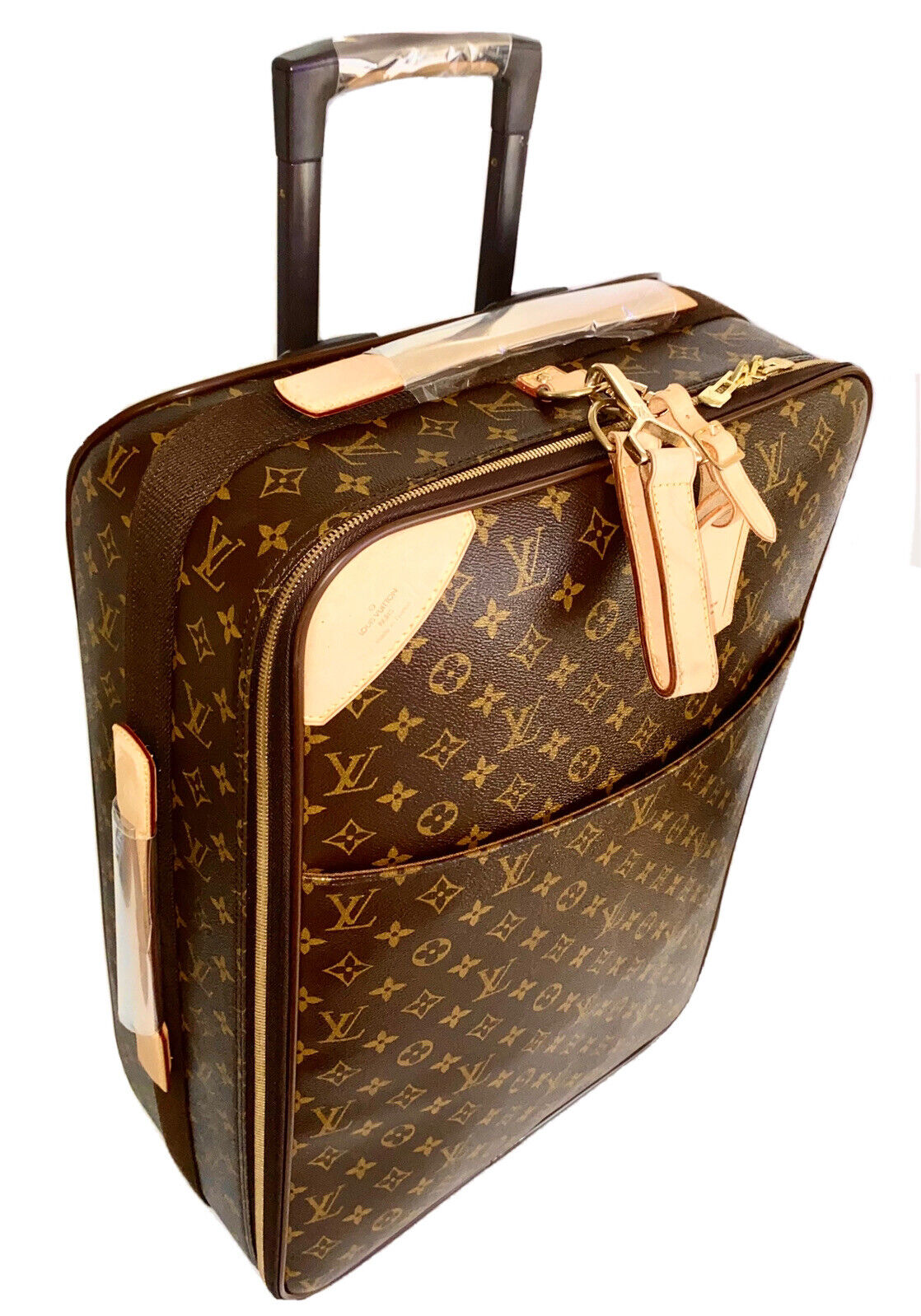 Louis Vuitton Pegase Carry-on Suitcase Bag Authentic w/ Lock Rare Made n USA!🩵