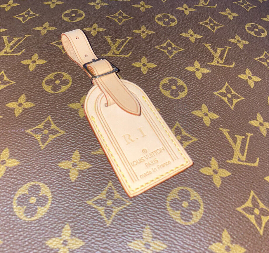 Louis Vuitton Name Tag w/ RI Initials -SMALL